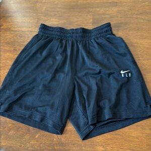 Nike Black Athletic Shorts with Elastic Waistband
